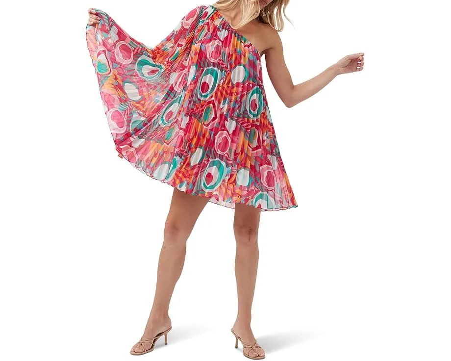 Платье Narbonne с одним плечом и плиссировкой от Trina Turk