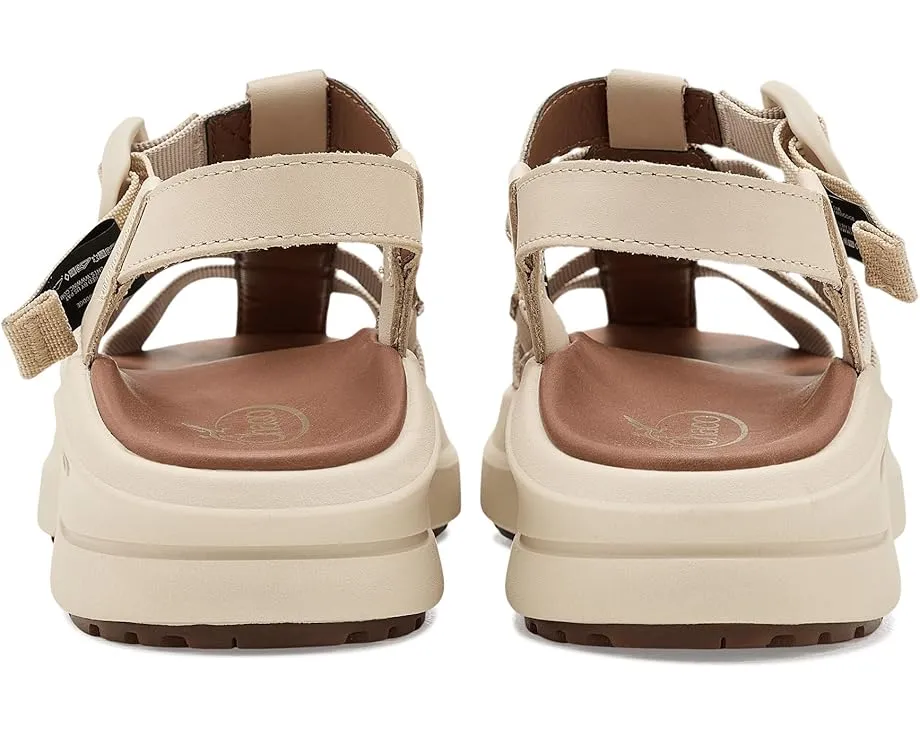 Сандалии Chaco Cushform Fisherman на платформе с кожаным верхом