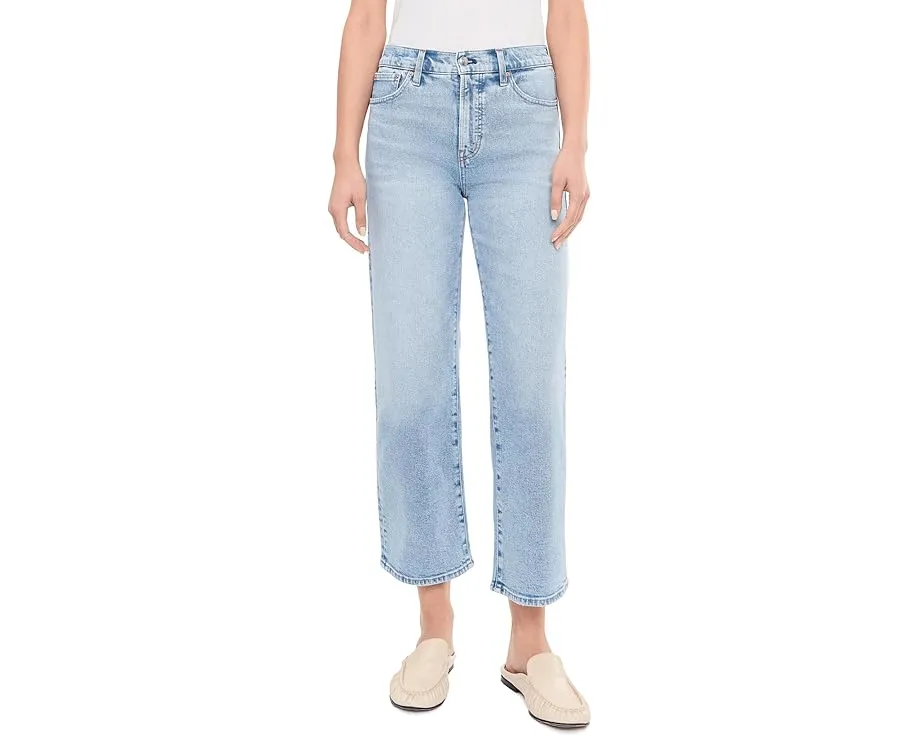 Укороченные широкие джинсы Madewell Perfect Vintage в цвете Raebrook с высокой посадкой