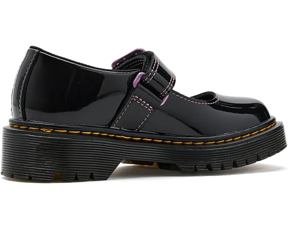 Туфли Mary Jane Dr. Martens Bex J с блестящим сердцем на массивной подошве