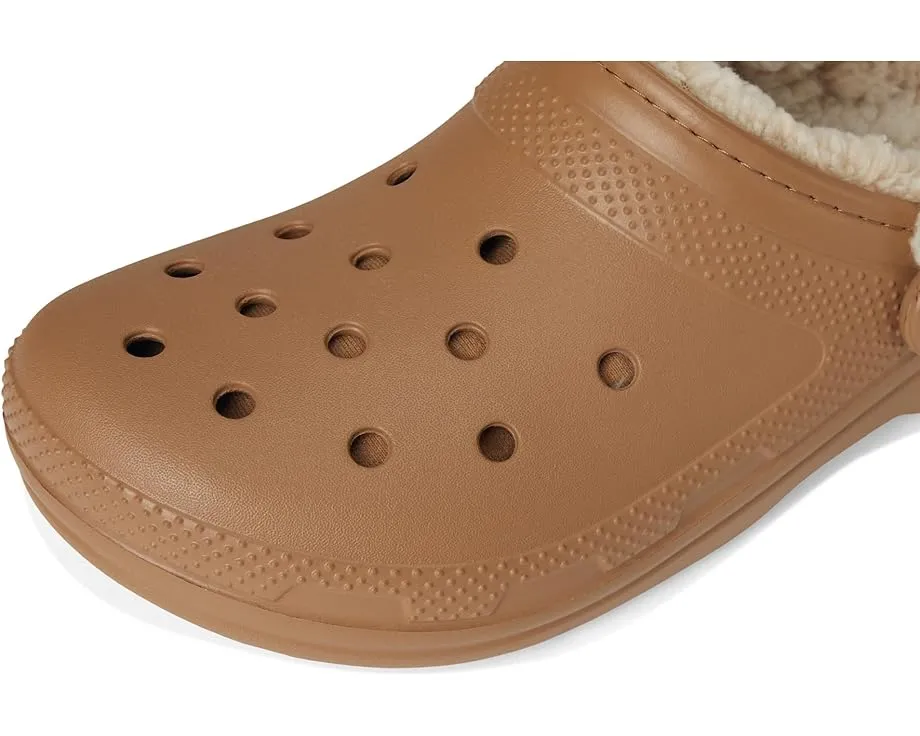 Кроксы Crocs Classic Fleece Lined Clogs с меховой подкладкой и регулируемым ремешком