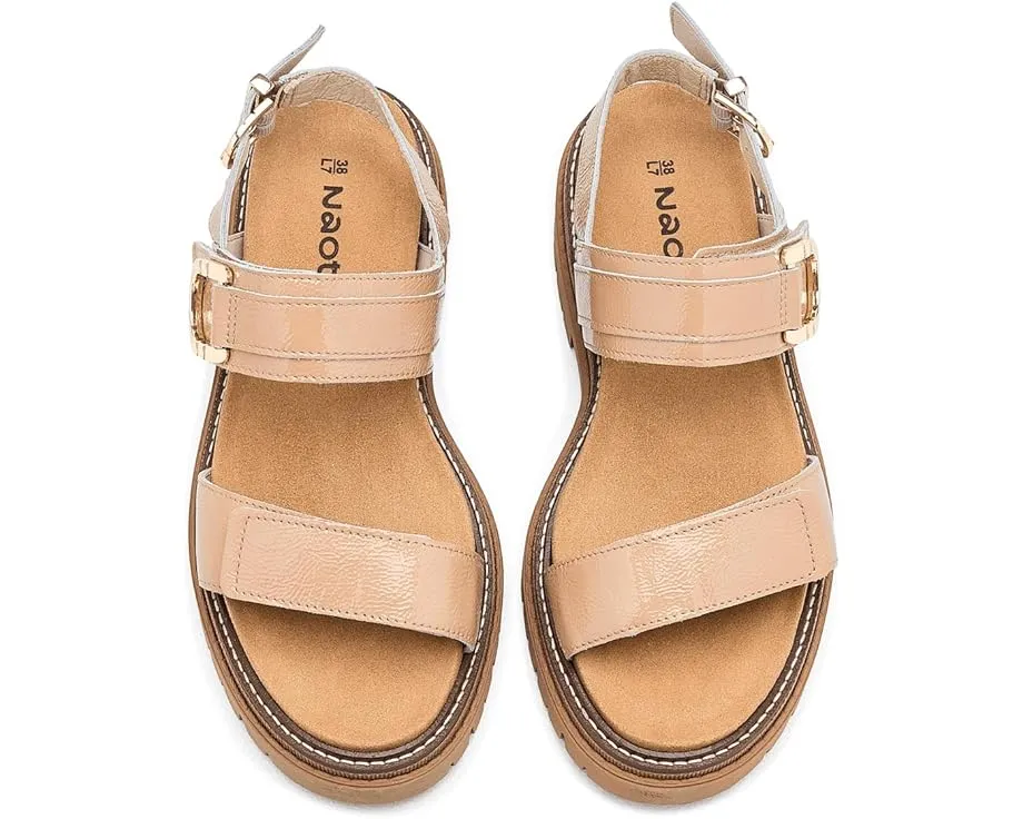 Сандалии Naot Trinity с массивной подошвой и металлическим декором