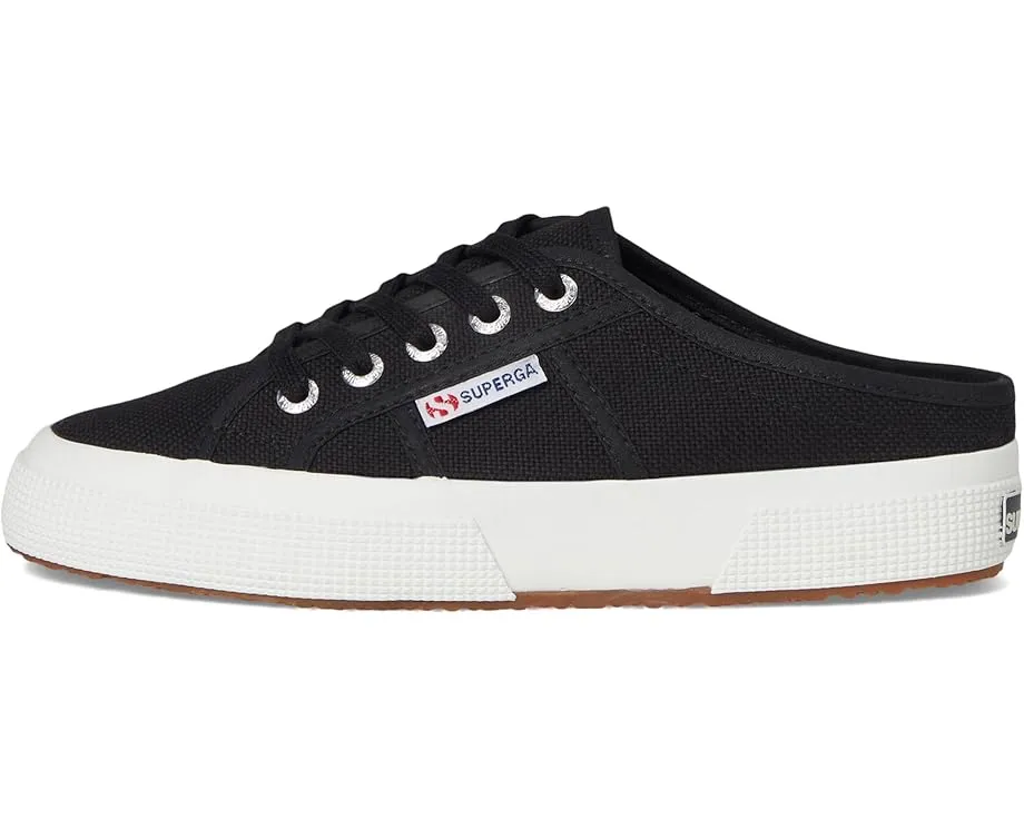 Мюли Superga 2402 из премиального хлопка с вулканизированной подошвой