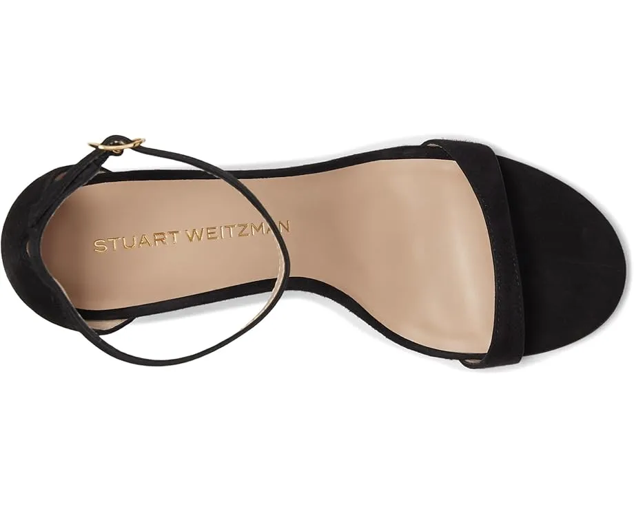 Босоножки Nudist Block 75 на шпильке с ремешком от Stuart Weitzman