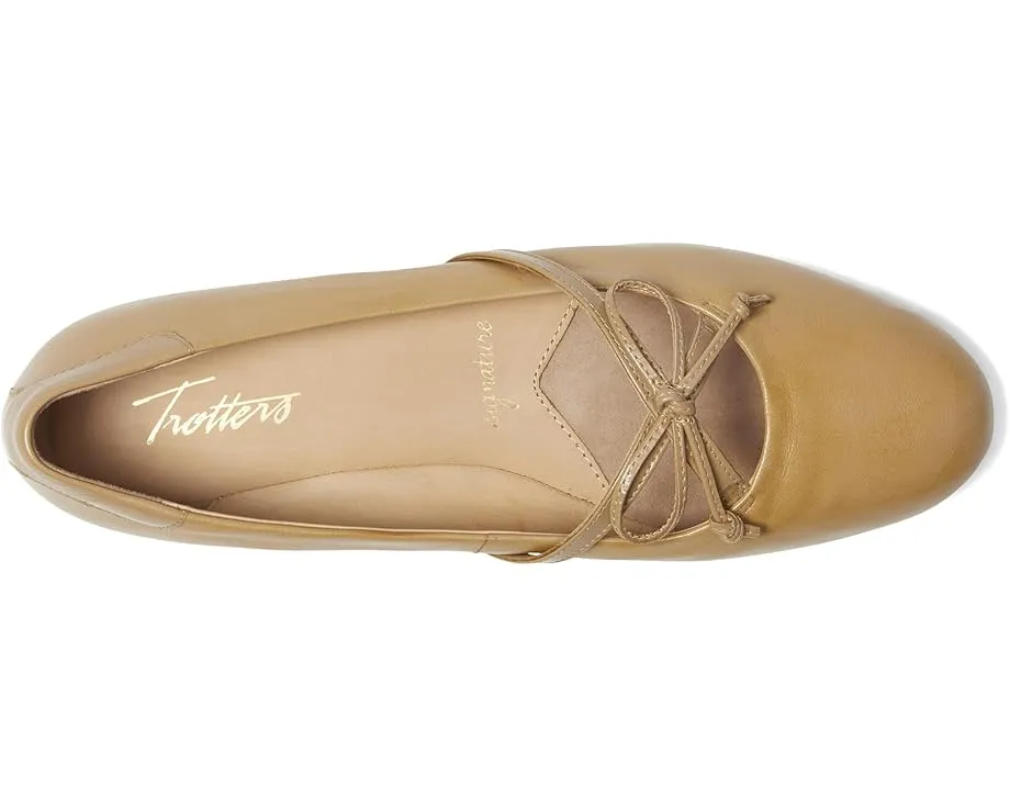 Балетки Trotters Carissa с бантом и мягкой стелькой из натуральной кожи