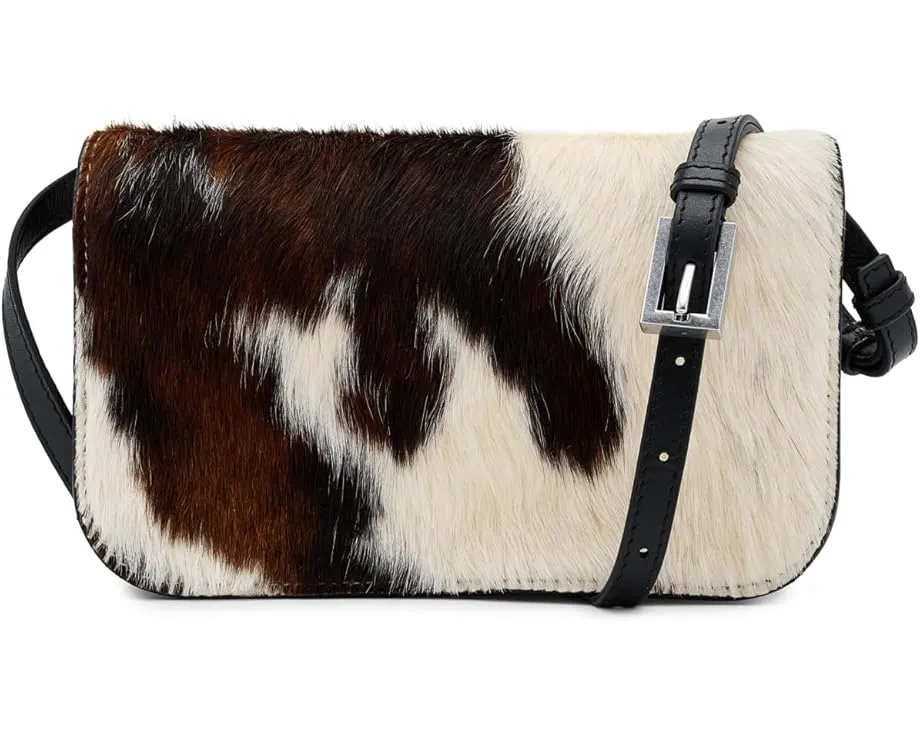 Клатч-кроссбоди AllSaints Maeve Cow из кожи с принтом под змею