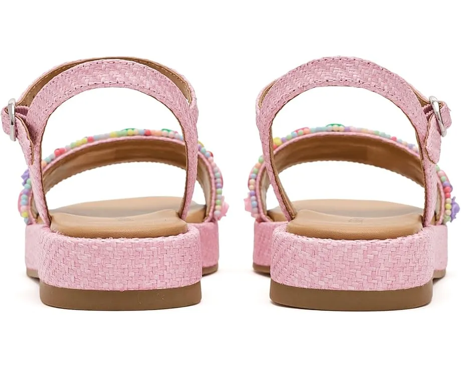 Детские сандалии Steve Madden Kids Arabela с 3D украшениями и ремешком на липучке