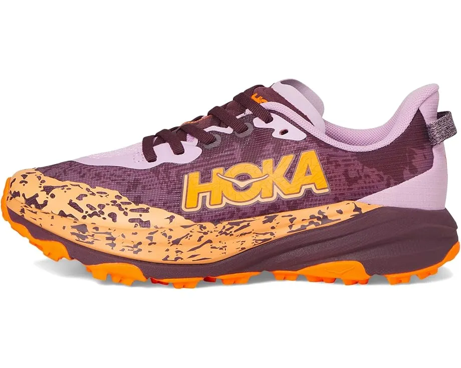 Детские кроссовки Hoka Speedgoat 6 для трейла с глубоким протектором