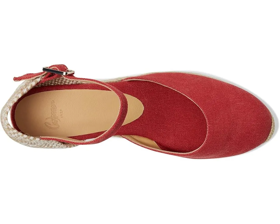 CASTANER Carol 30 эспадрильи на танкетке с ремешком на щиколотке