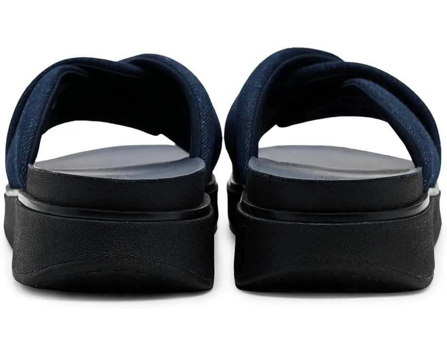 Сланцы FitFlop Gen FF Folded из денима с клиновидным каблуком