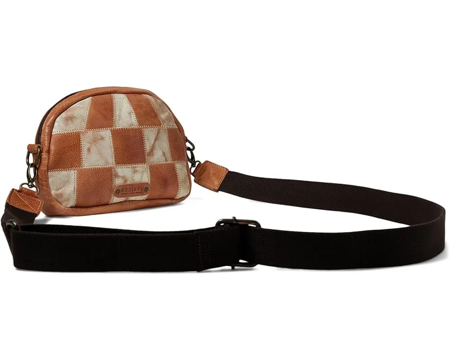 Сумка Bed Stu Abundanace с клетчатым принтом и съемным ремнем через плечо