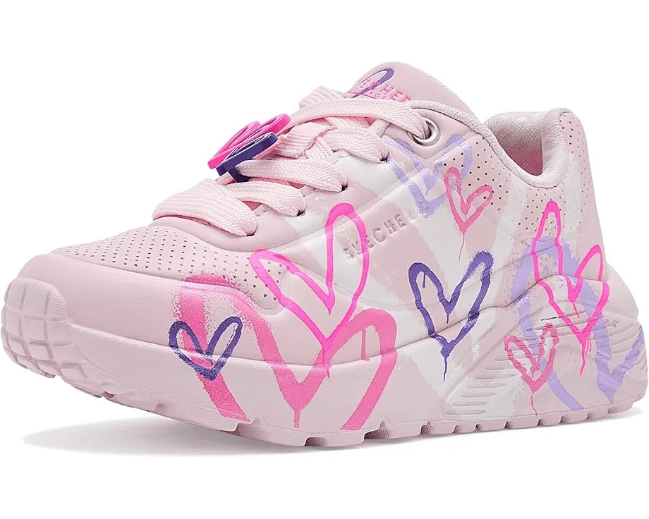 Кроссовки SKECHERS KIDS Street x James Goldcrown-Uno Lite с дизайном сердца