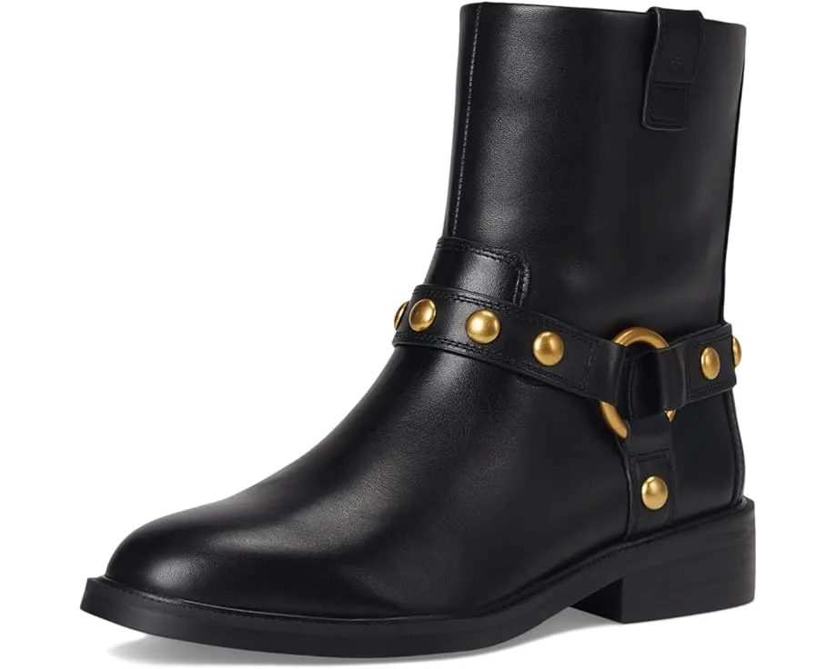 Мотосапоги Vince Camuto Amais Biker с ремнями и шипами на низком каблуке