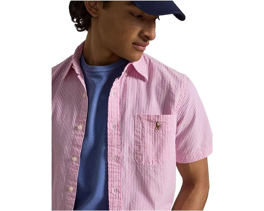 Повседневная рубашка Prepster Classic Fit из сейрсакера Polo Ralph Lauren