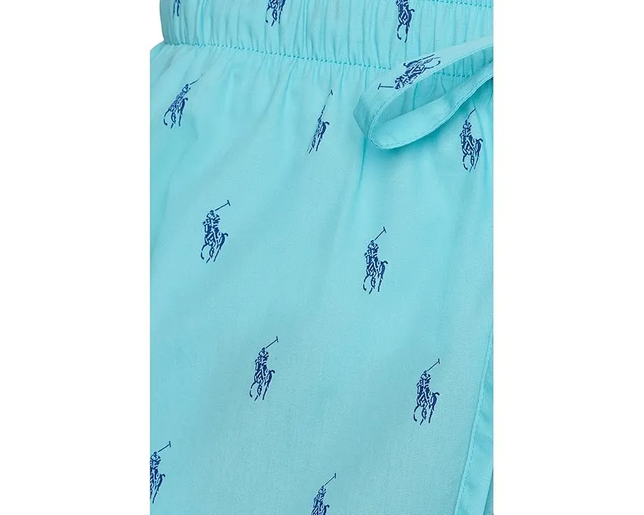 Пижамные шорты Polo Ralph Lauren из хлопка с принтом пони