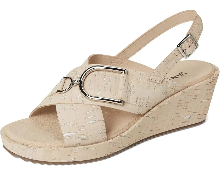 Vaneli Cadesh сандалии на танкетке из пробки с открытым мыском