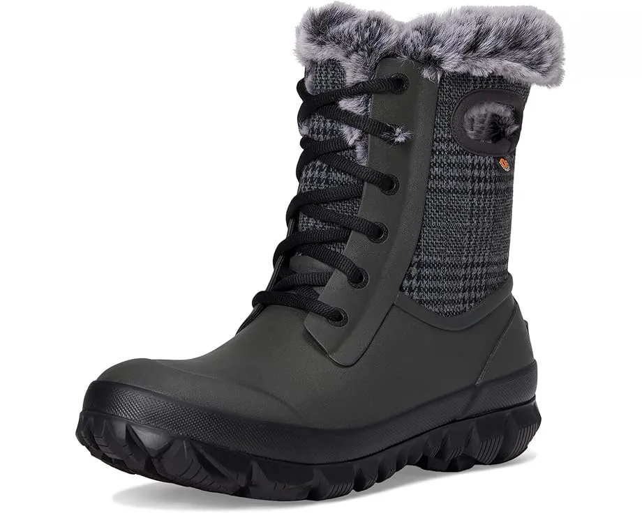 Ботинки Bogs Arcata Plaid с флисовой подкладкой и водонепроницаемой конструкцией