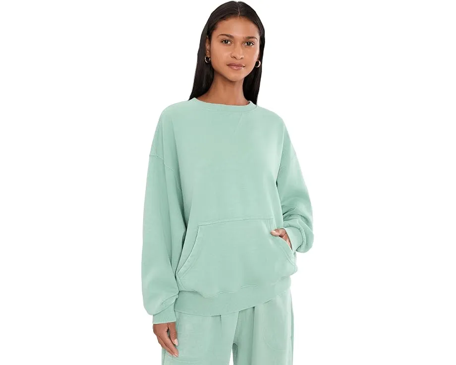 Свитшот Free People Slow It Down Oversized с капюшоном