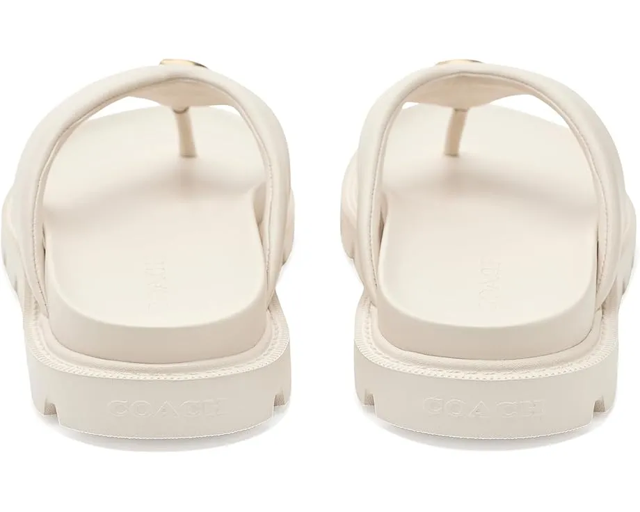 Босоножки COACH Brynn Leather Thong из кожи