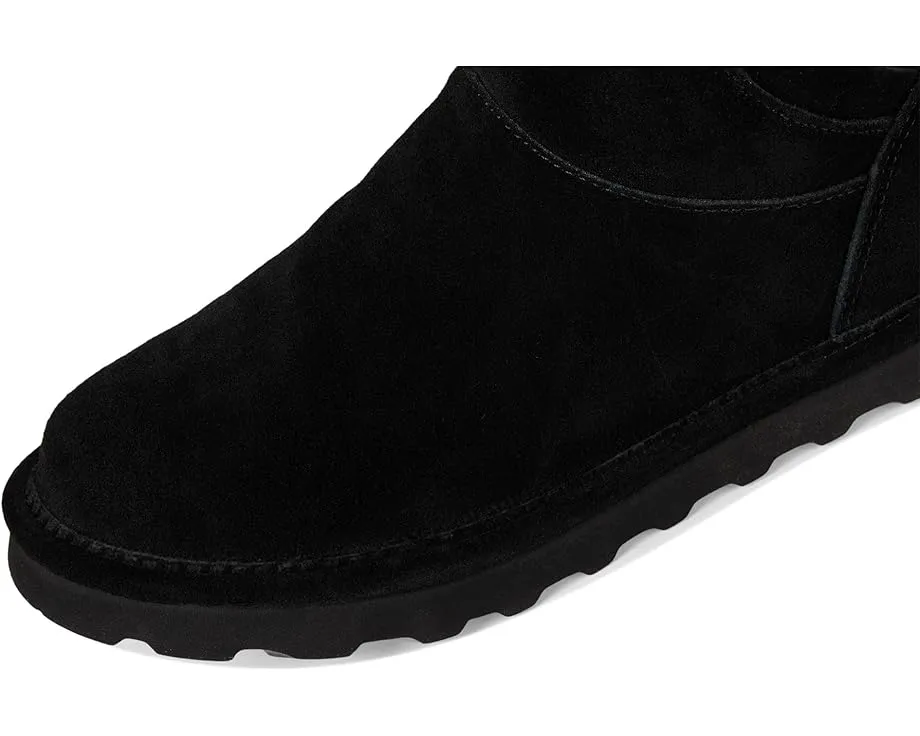 Зимние угги Bearpaw Jenni из замши с меховой отделкой и декоративной пряжкой