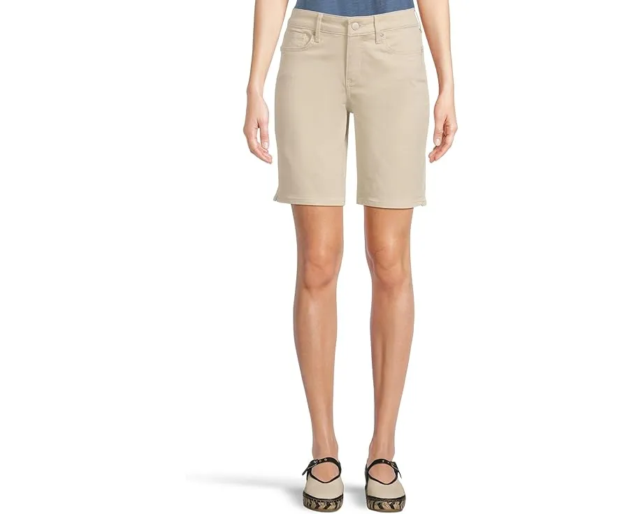 Шорты NYDJ Ella Denim на высокой посадке с застежкой на молнию и пуговицу