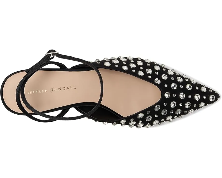 Босоножки Rio Smocked Kitten Heel на низком каблуке с острым носком Loeffler Randall