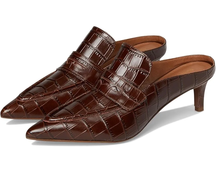 Мюли Seychelles Stunner из кожи под крокодила с пенни-лофер деталями