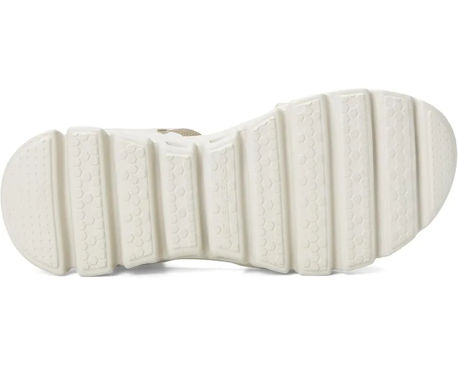 Спортивные сандалии Skechers Glide Step Count On Me с геометрической подошвой и стелькой Yoga Foam