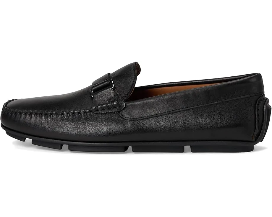 Лоферы Bruno Magli Tazio из кожи и замши с боковой пряжкой