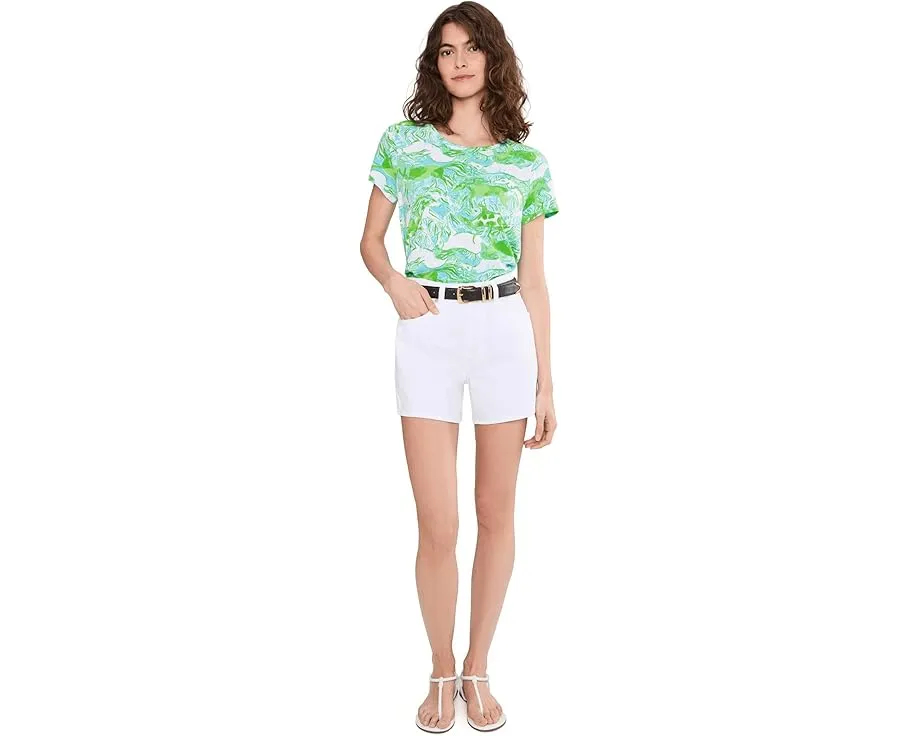Топ Lilly Pulitzer Etta с круглым вырезом из пима-хлопка