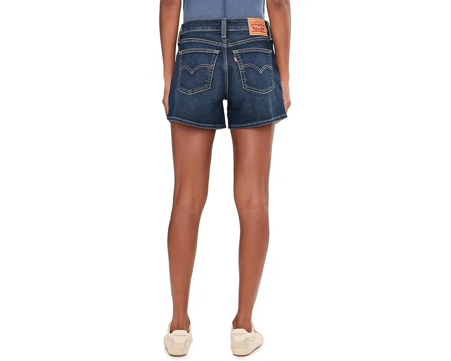 Шорты Levi's A-Line с завышенной талией и запахом из 100% хлопка