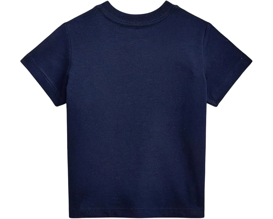 Футболка Polo Bear из хлопкового джерси для младенцев Polo Ralph Lauren Kids