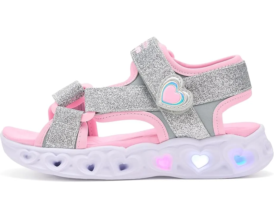 Детские сандалии SKECHERS KIDS S Lights с подсветкой в виде сердечек