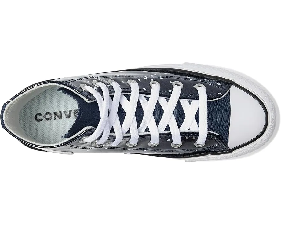 Блестящие кеды Converse Chuck Taylor All Star Eva Lift Glitter на платформе