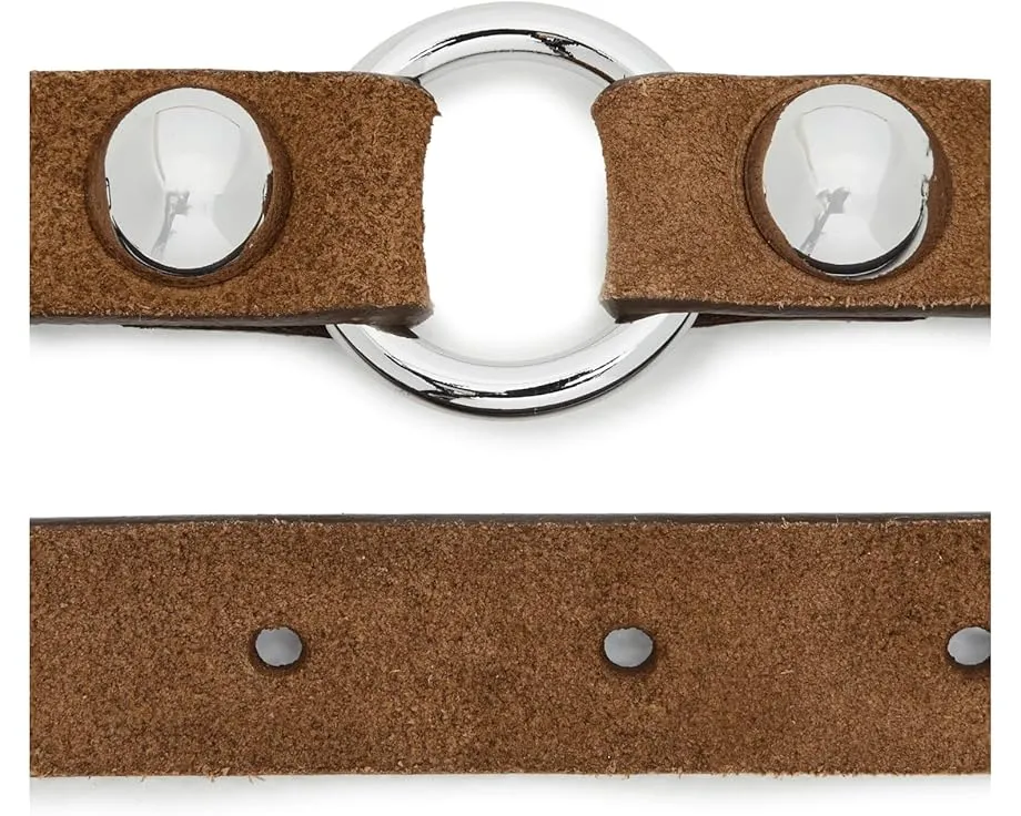 Ремень Madewell Suede Large Stud из замши с крупными шпильками