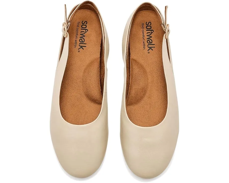 Балетки SoftWalk Sandy с ремешком на щиколотке и мягкой стелькой