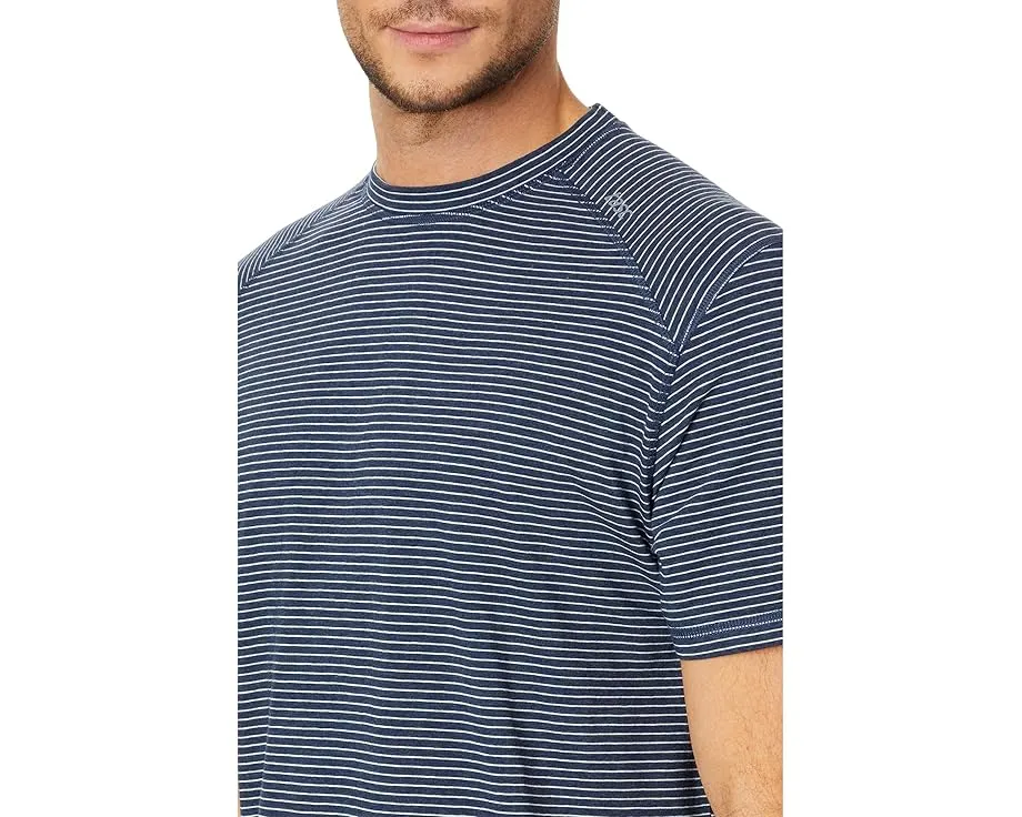 Футболка tasc Performance Carrollton Tee с мини-полосками и защитой UPF 50+