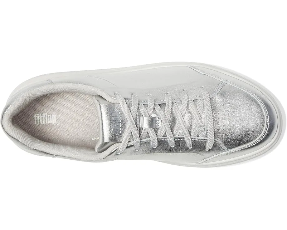 Кроссовки FitFlop Rtg из металлизированной кожи с эргономичной стелькой