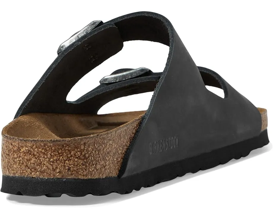 Birkenstock Сандалии Arizona из промасленной кожи с пробковой стелькой