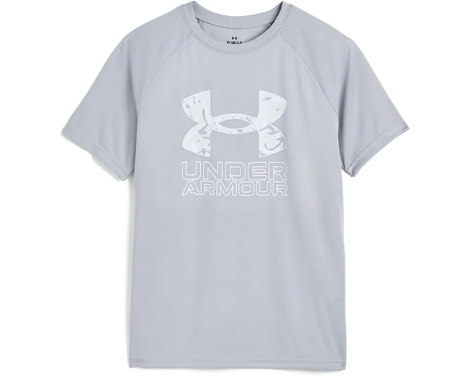 Футболка Under Armour Kids Tech Hybrid Print Short Sleeve T-Shirt для мальчиков