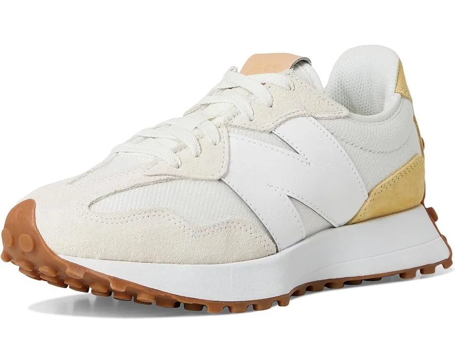 Кроссовки New Balance Classics 327 из замши и сетки с массивным логотипом