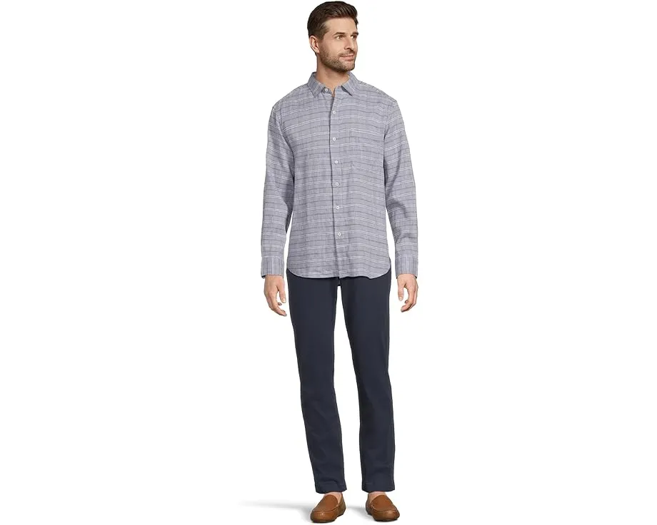 Рубашка Barbados Breeze Playa в клетку из льна с эластаном