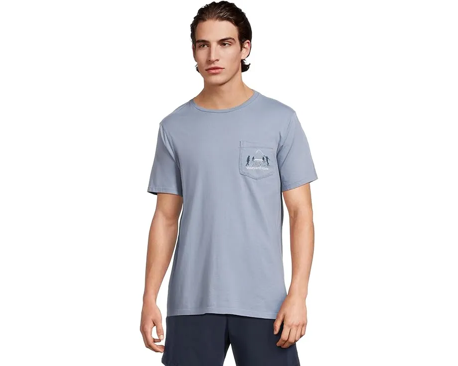 Футболка Vineyard Vines Beer Die с коротким рукавом и принтом