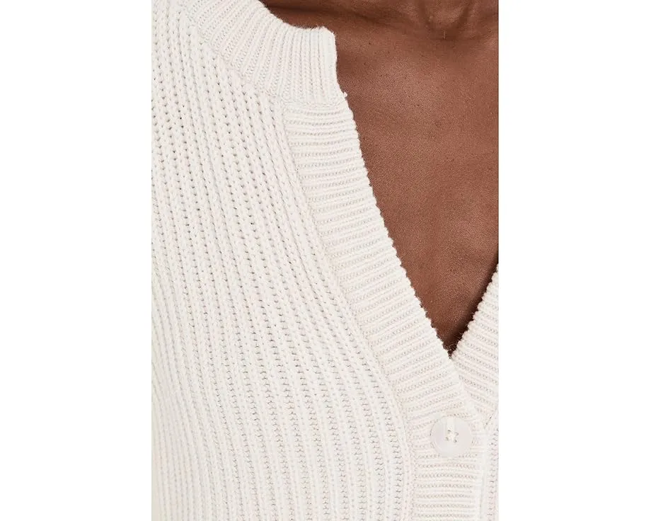 Кардиган Alexandra Cardigan из хлопка и акрила с V-образным вырезом