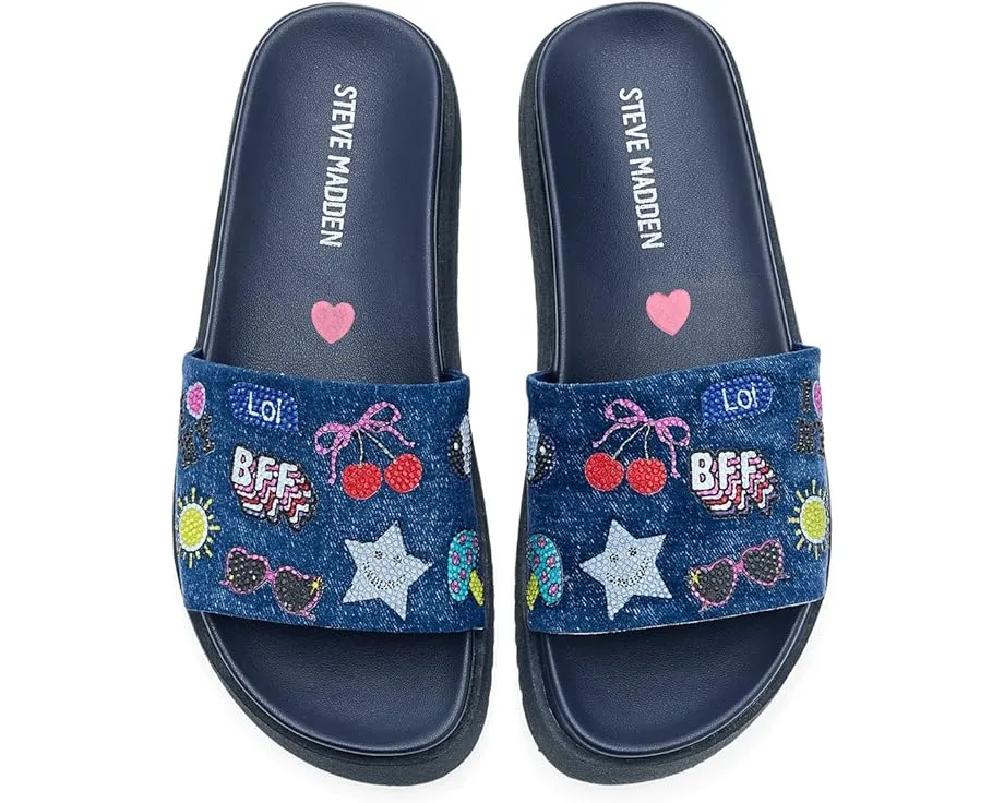 Детские сандалии Steve Madden Fifii с вышитыми аппликациями и удобной стелькой