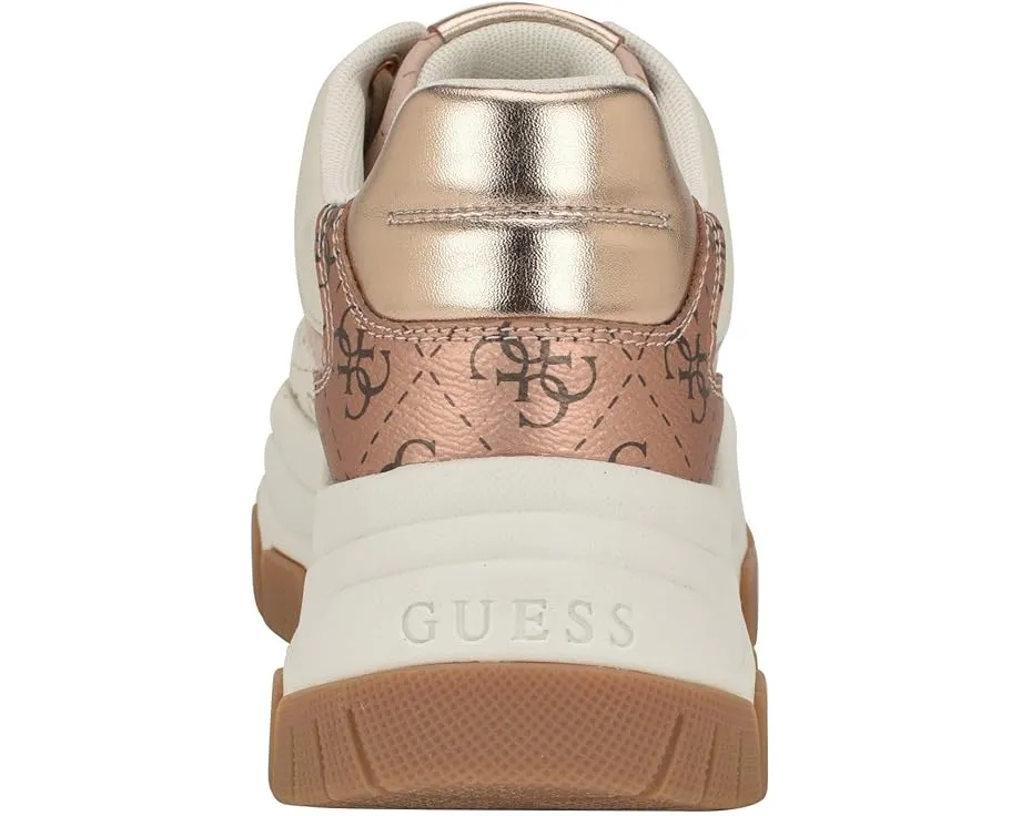 Кроссовки GUESS Berrett на платформе с фирменным узором