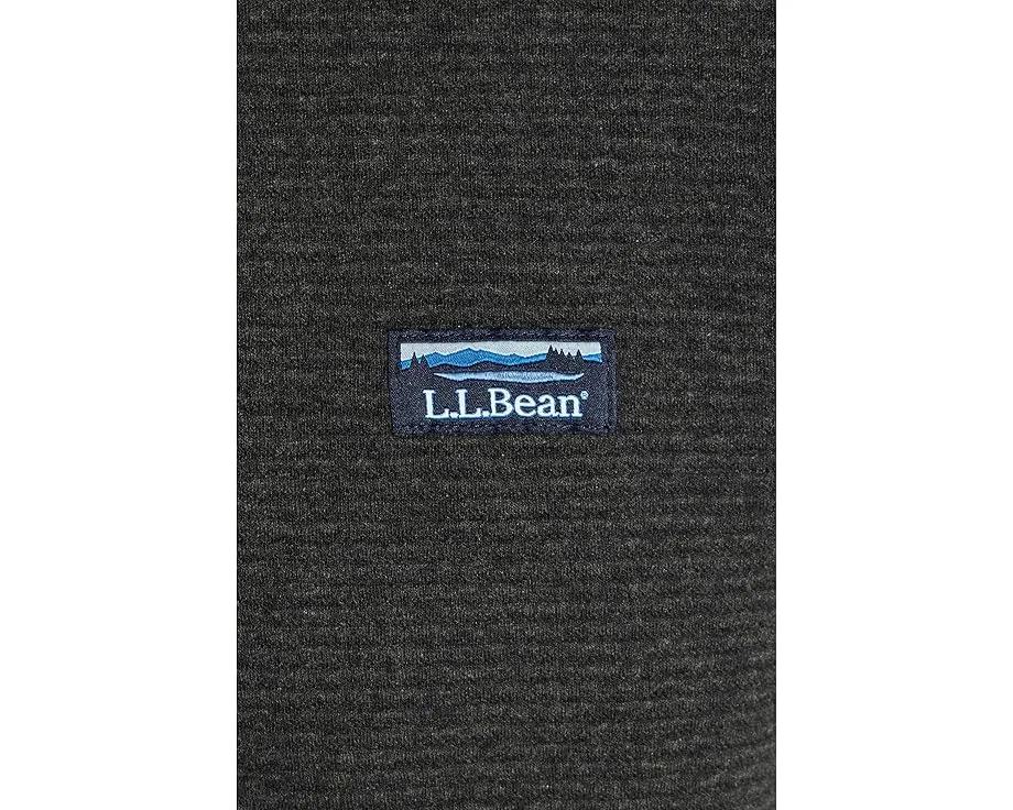Свитер с молнией L.L.Bean Lakewashed Double-Knit для повседневного стиля