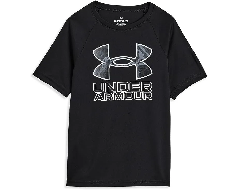 Футболка Under Armour Tech Hybrid Print с коротким рукавом для детей старшего возраста