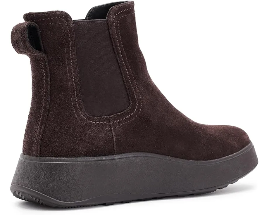 Chelsea-ботинки FitFlop F-Mode Stitch Warm из замши с технологией Microwobbleboard