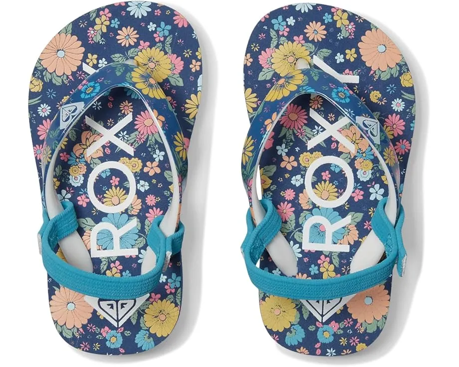 Roxy TW Pebbles VI детские тапочки-шлепанцы